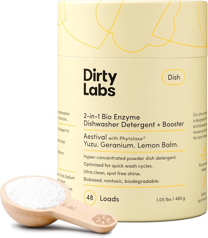 Dirty Labs | Dishwasher Detergent and Booster | Aestival Scent | 48 Loads | by DirtyLabs