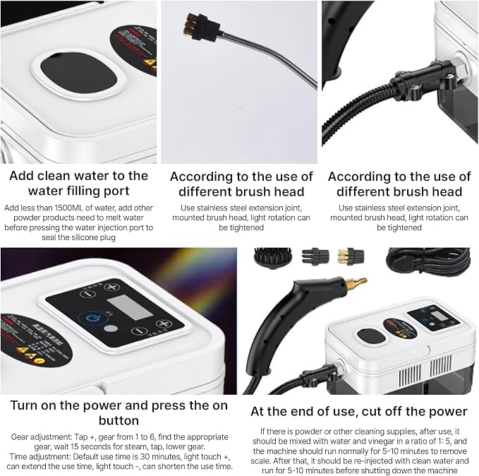 Irishom Steam Cleaner Handheld - Image 3