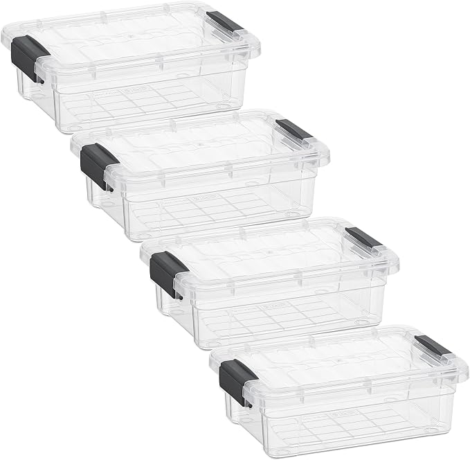 Superio Clear Storage Boxes by Superio