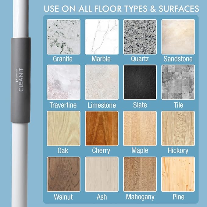 Don Aslett's Spray Mop Plus+ for Floor Cleaning| 360° Rotatable Head | Reusable - Image 3