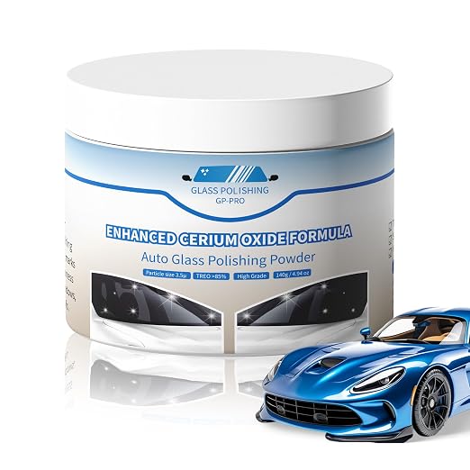 4.94 oz Cerium Oxide Glass Polishing – Premium Windshield Glass Scratch Remover by Unknown