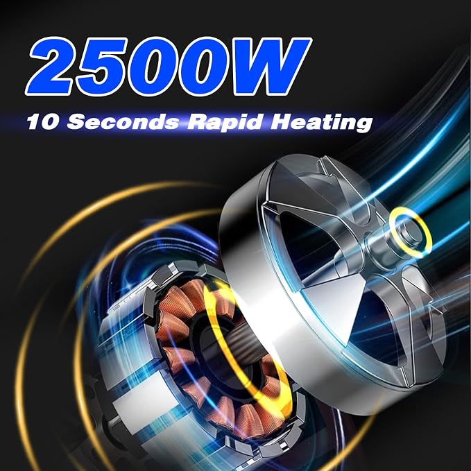 2500W Handheld Steam Cleaner, Portable Car Steamer - Image 6