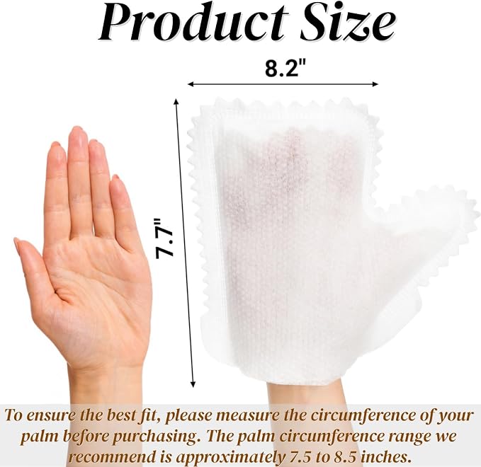 100 Pcs White Microfiber Dusting Gloves, Disposable Artisan Dust Cloth Remove - Image 2