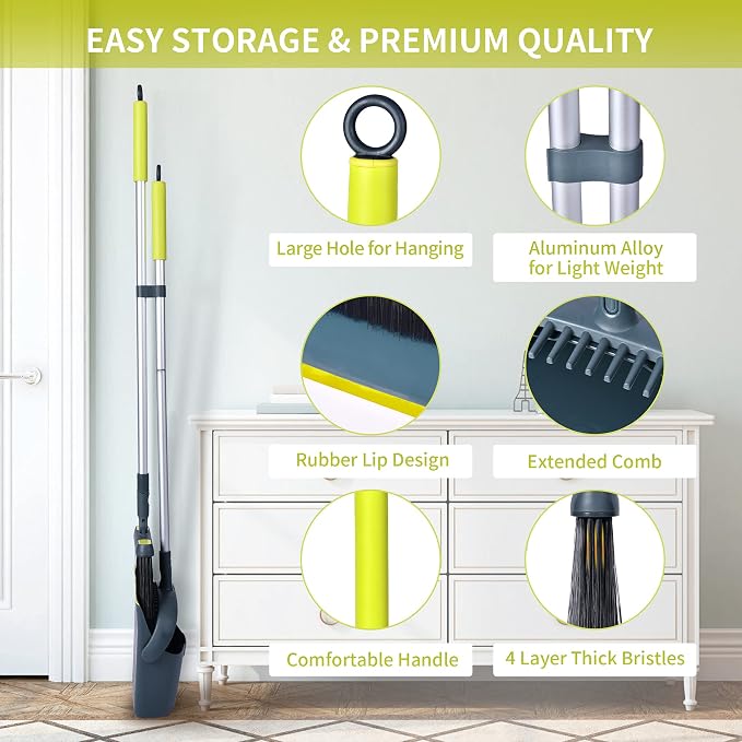 Broom and Dustpan Set for Home - Image 5