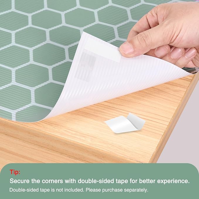 Glotoch Premium Non Slip Shelf Liner, 12” X 20 FT Drawer Liner Non Adhesive - Image 6