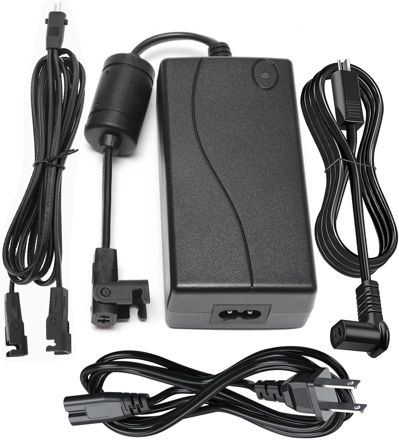 Universal Dual Motor Power Supply Transformer with AC Power Cord, L Shape DC Extension Cable and Y Splitter Cord,29V 2A Recliner Power Supply Kit-4-Piece for Recliner, Lift Chairs and Sofa