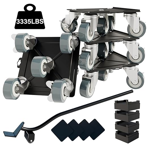 Furniture-Dolly-Furniture-Movers-with-5-Wheels, Furniture Sliders Large Size by KAZBFDUBGivesLovetoFamily