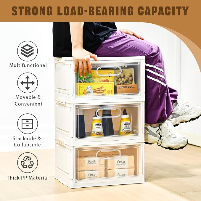 4-Tier Stackable Storage Bins - Image 8