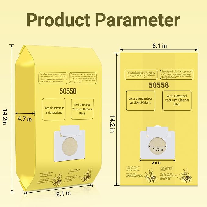50558 Vacuum Cleaner Bags Replacement - Image 16