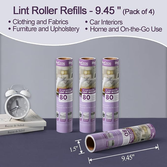 9.45 inch Large Surface Lint Roller Refills, Fits Most 9.45" Supersize Lint - Image 2
