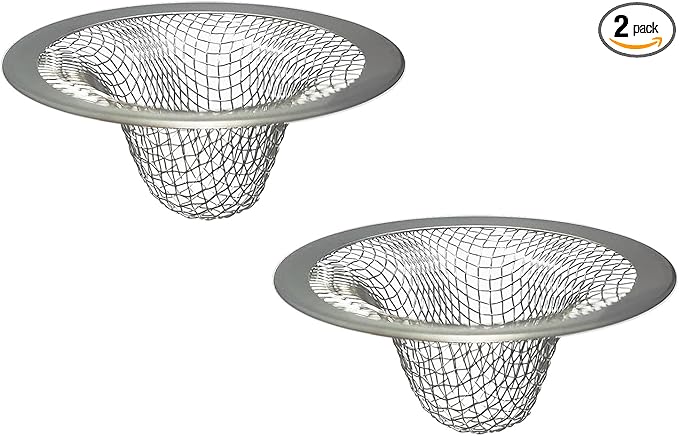 1.0" Small Drain Strainer, Sink Drain Hair Catcher, Bathroom Sink Drain Strainer by Seatery