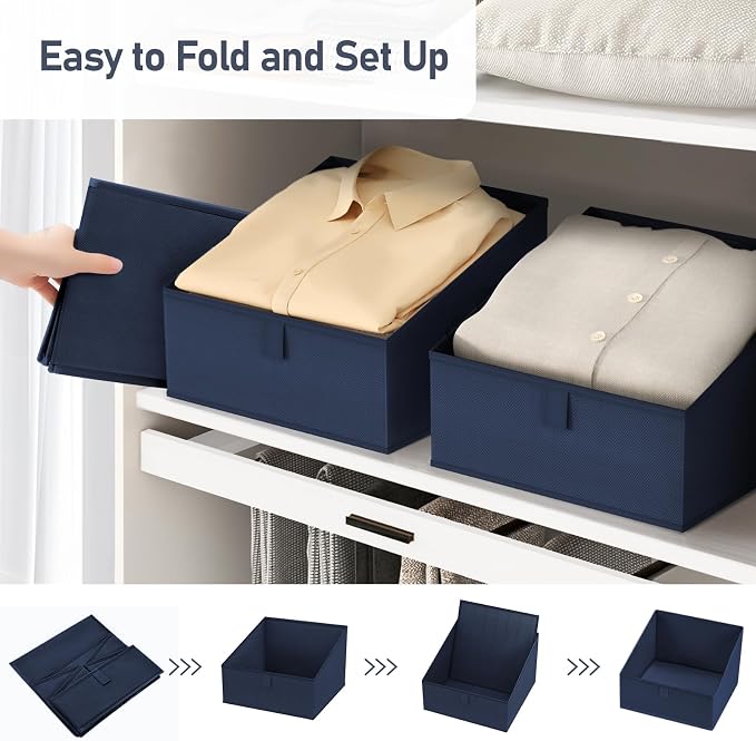 DIMJ Closet Storage Bins 8 Pack - Image 5