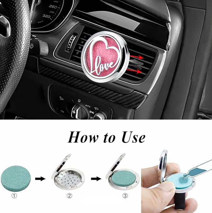 Essential Oil Car Diffuser Vent Clips Christmas Air Freshener Car Accessories - Image 5