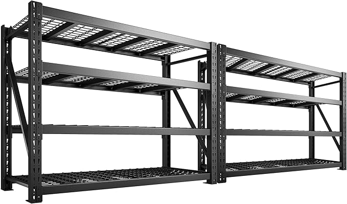 Bepatio 9400LBS Garage Shelving Heavy Duty 67.6W Storage Shelves Adjustable by Bepatio