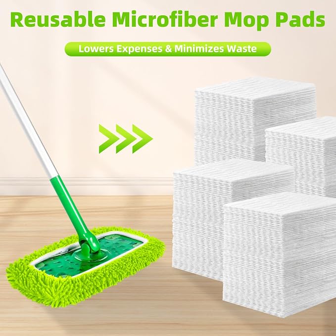 Reusable Dry Sweeping Cloths Microfiber Wet Pads Refill Compatible - Image 7