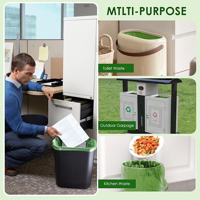 10-13 Gallon Compostable Trash Bags - Image 5