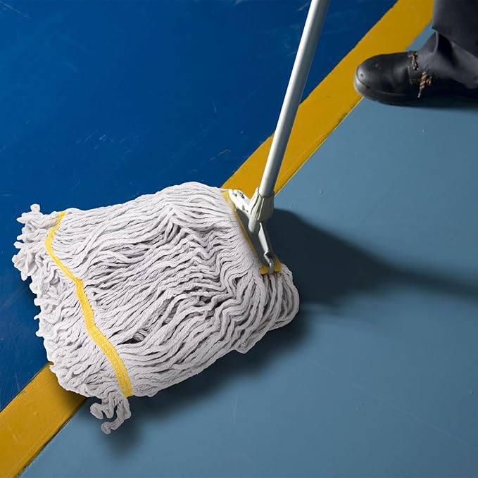 KeFanta 3 Pack Heavy Duty Commercial Mop Head Replacement, Looped End String - Image 8