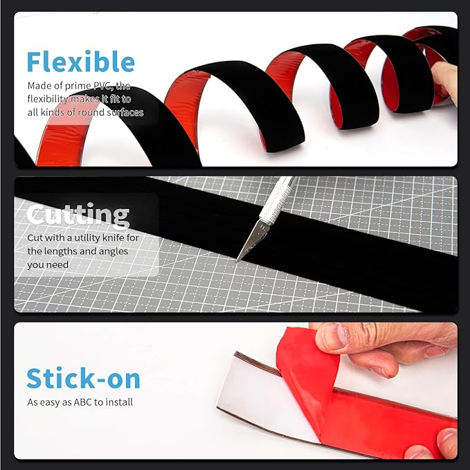 Art3d Self Adhesive Vinyl Floor Transition Strip, Laminate Strip Flat Divider - Image 6