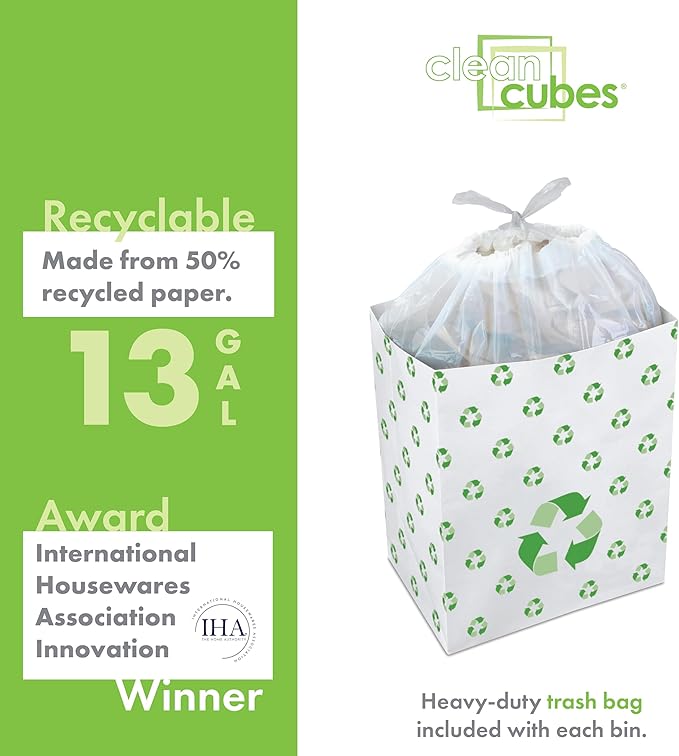 13 Gallon Disposable Pop-Up Trash Cans - Image 4
