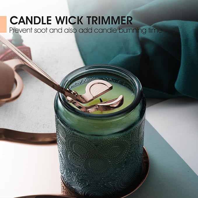 PATOISE 4 in 1 Candle Accessory Set, Candle Wick Trimmer Cutter Mini, Candle - Image 4