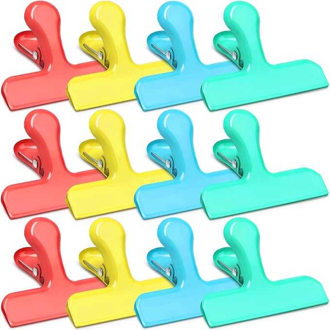 VNDUEEY 12 Pack Stainless Steel Chip Bag Clips, Chip Clips - Image 7