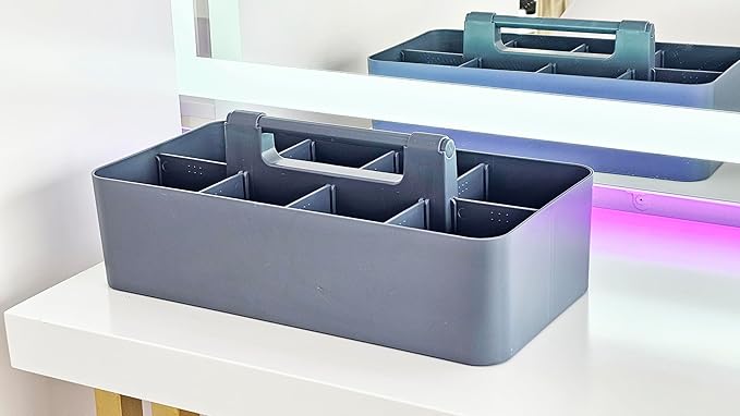 2 PACK - Portable DIY 8 Dividers Durable Plastic Tote Tool & Supply Cleaning - Image 6