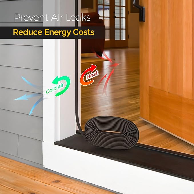 Weather Stripping Door Seal Strip Soundproof Q Foam Weather Stripping - Image 3