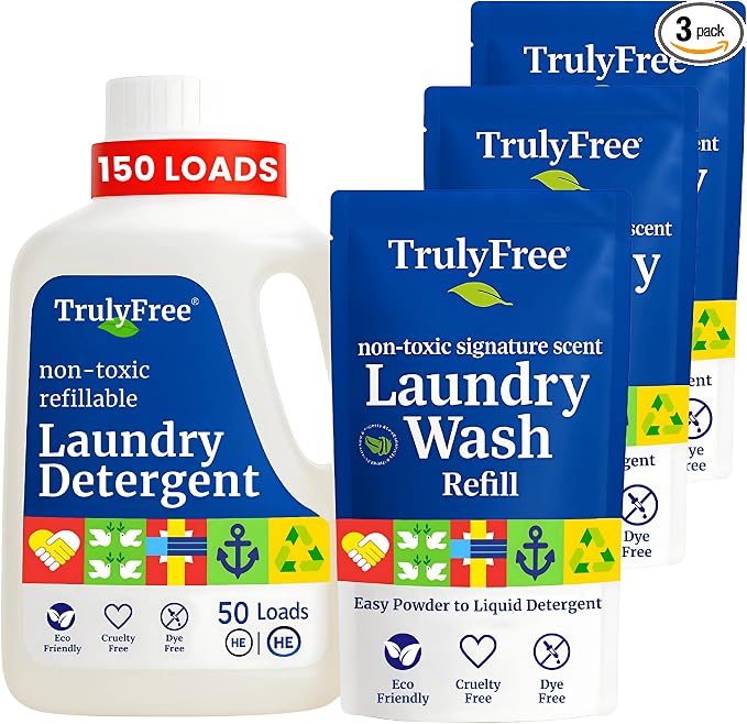 Truly Free Natural Laundry Detergent by TrulyFreeHome