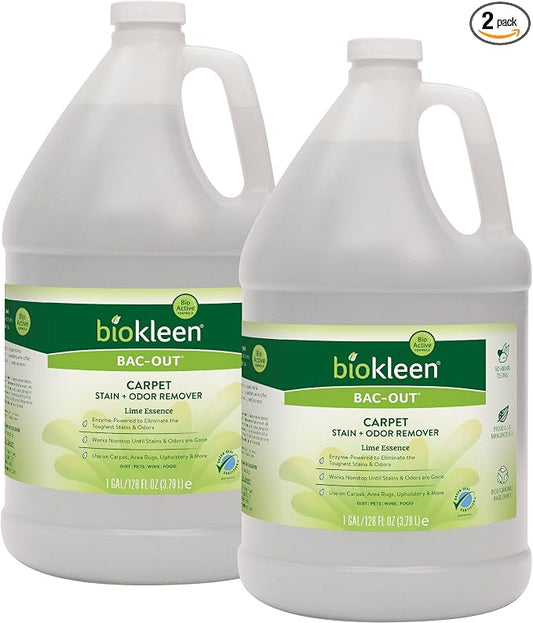 Biokleen Bac-Out Carpet Stain Remover Enzymatic, Destroys Stains & Odors Safely by Biokleen