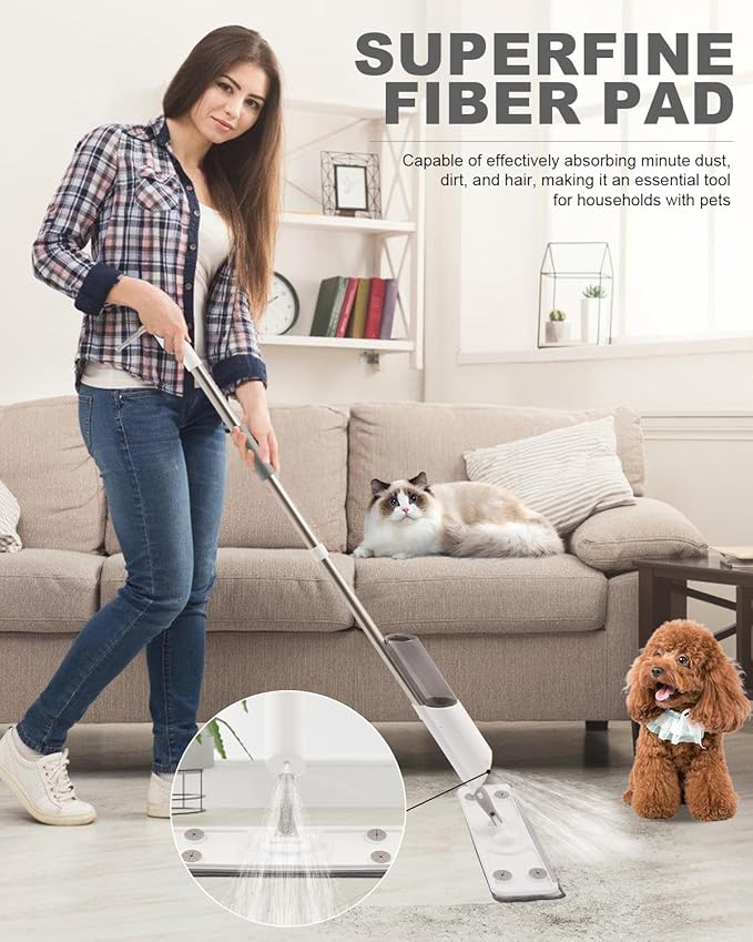 Spray Mop for Floor Cleaning Refillable Bottle - Image 5