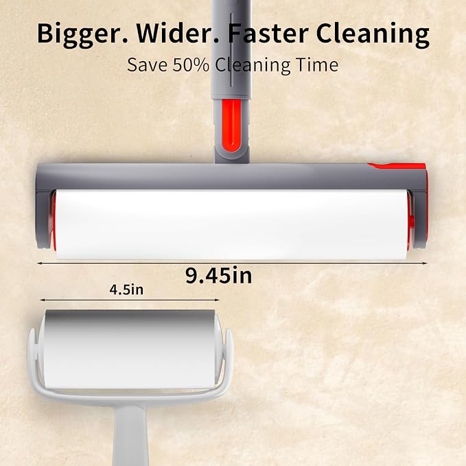 Large Lint Roller Refill 320 Sheets Value Set, Extra Sticky, Easy Tear - Image 4