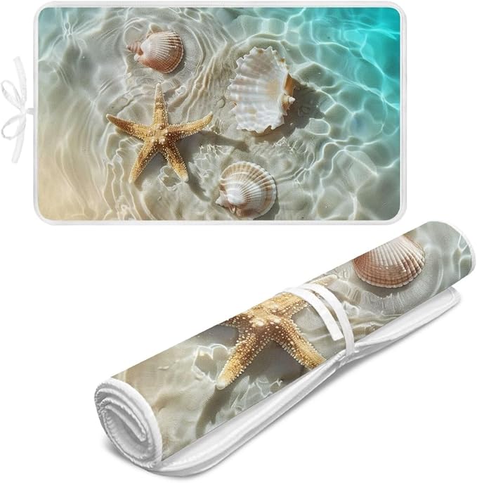 Ironing Mat Thickened Beach Starfish Ironing Blanket Travel Portable Ironing by Unknown