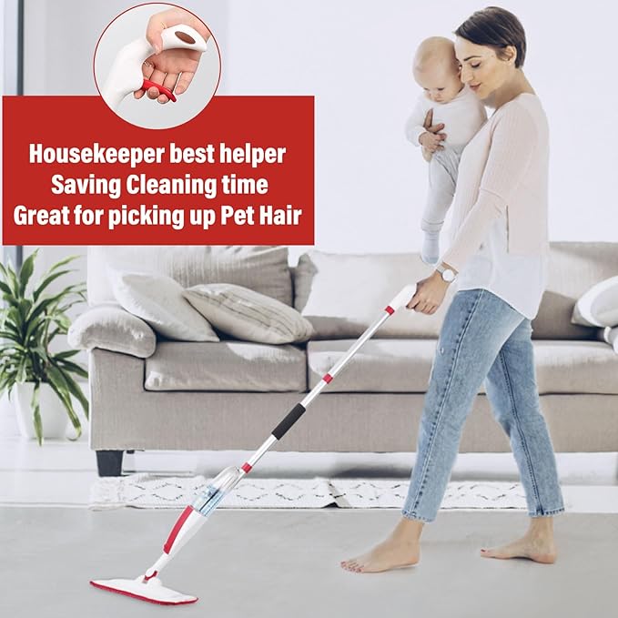 Mops for Floor Cleaning Wet Spray Mop - Image 6