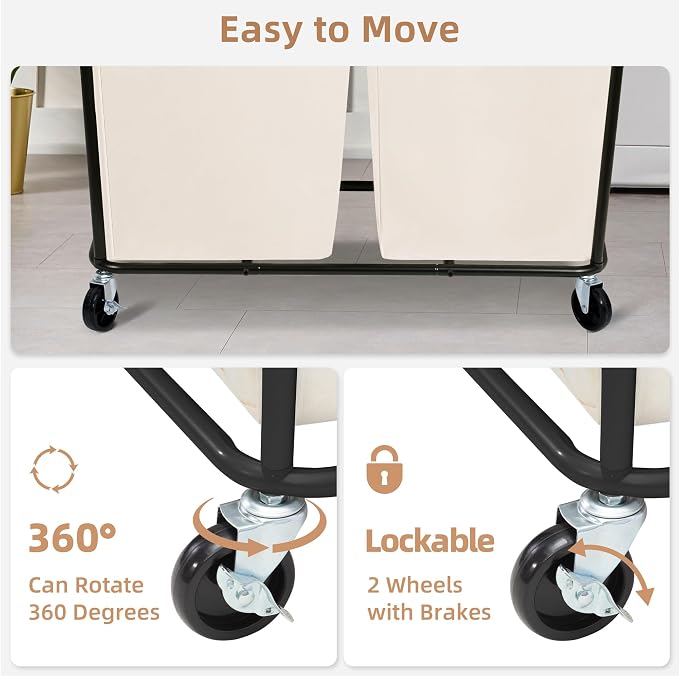 STORAGE MANIAC Commercial Laundry Hamper - Image 3