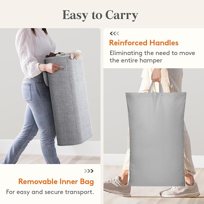 Lifewit 75L Slim Laundry Basket - Image 8