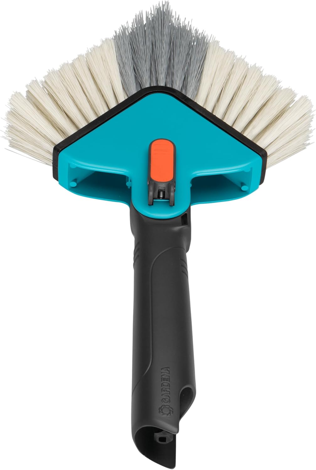 GARDENA CombiSystem Angle Broom: Comfortable Eckbesen for Removing e.g. Cobwebs in Corners, Variable Working Angle (3634-20)