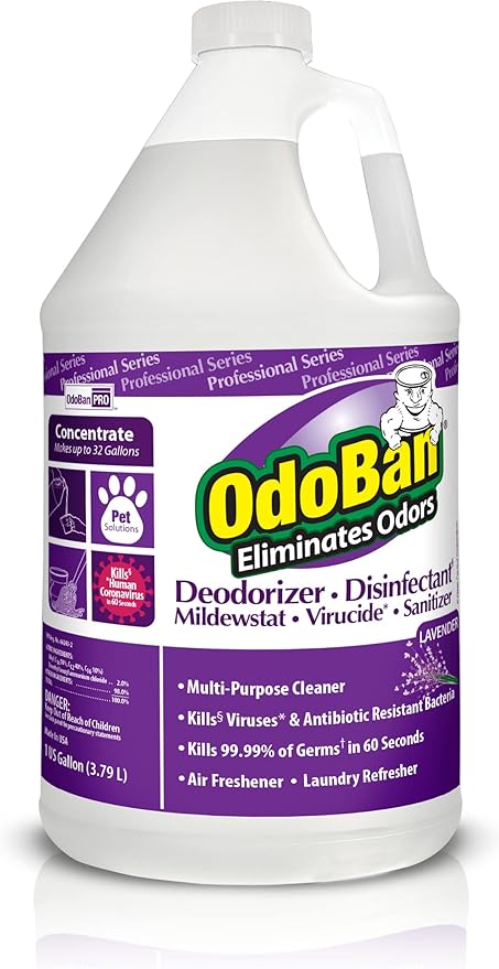 OdoBan Professional Disinfectant and Odor Eliminator Concentrate, Made in the by OdoBan