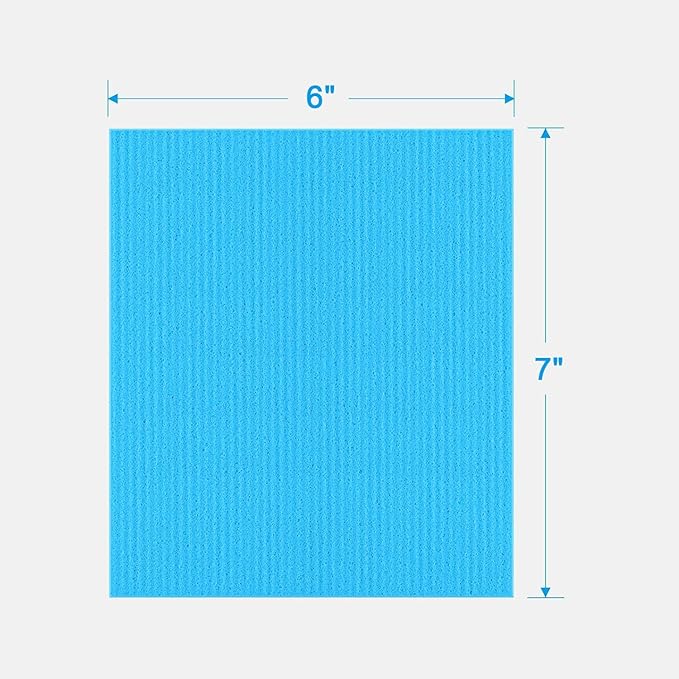 HOMEXCEL Swedish Dishcloths for Kitchen 20 Pack, Sponge Dish Cloth for Counters - Image 4