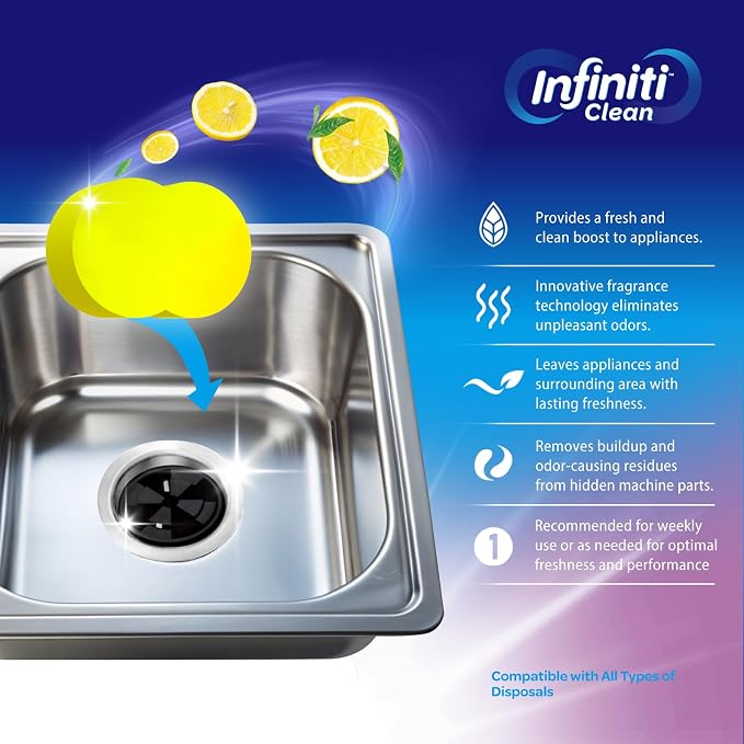 Garbage Disposal Cleaner and Deodorizer Tablets - Image 3