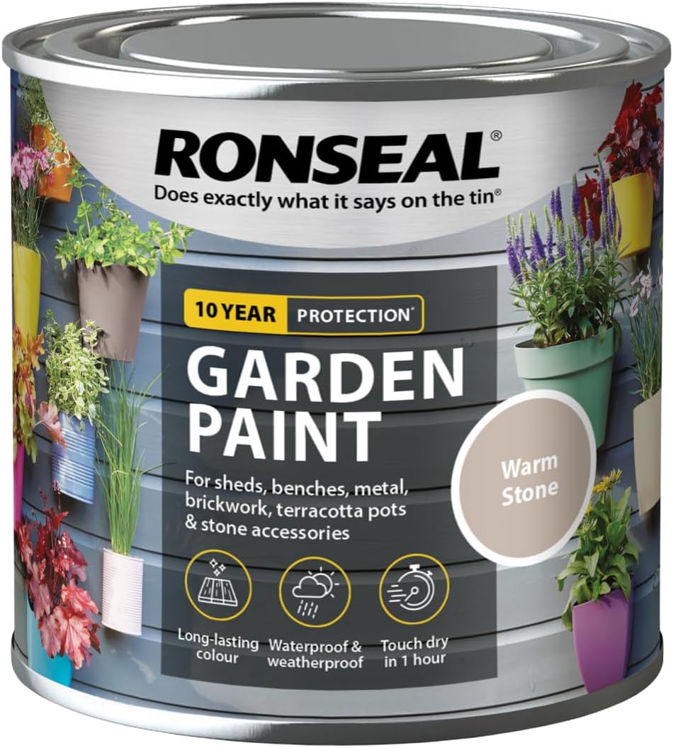 Ronseal - Garden Paint Warm Stone 250ml