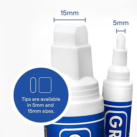 Grout Pen White Tile Paint Marker: Waterproof Grout Paint, Tile Grout Colorant - Image 3
