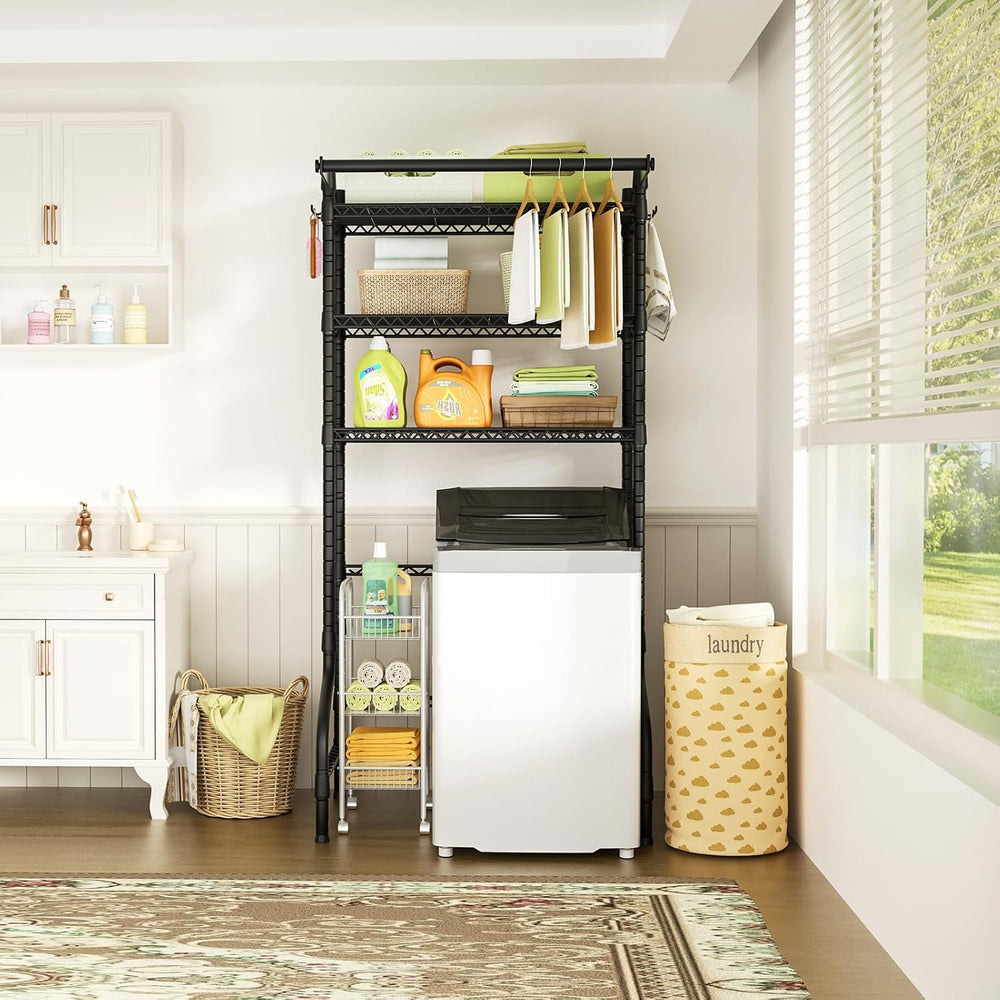 Ulif U11 Over Washer and Dryer Shelves, 3 Tiers Laundry Room Storage and Orga...
