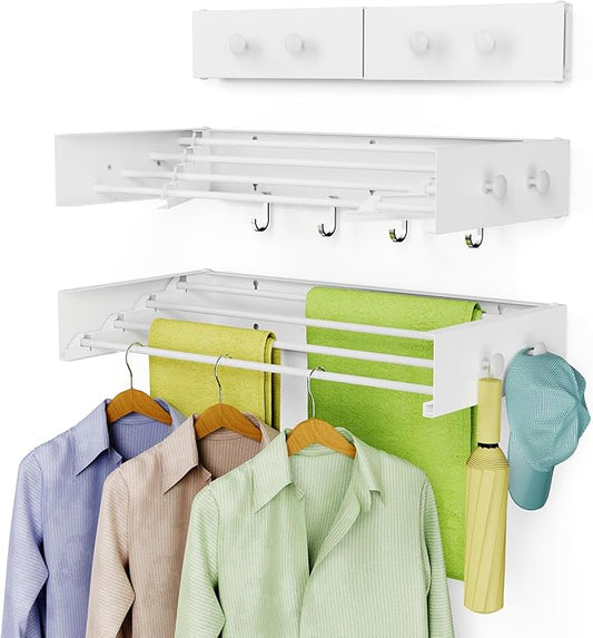 Drying Rack Clothing, Clothes Drying Rack Wall Mounted, Laundry Drying Rack by Unknown