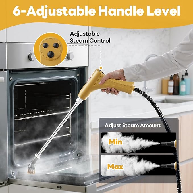 Handheld Steam Cleaner, 10s Fast Handheld Heating Steamer - Image 4