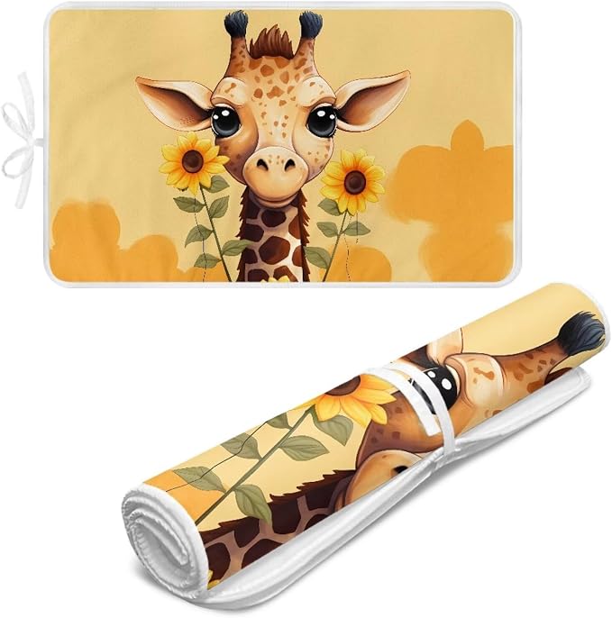 Funny Ironing Mat Portable Giraffe Ironing Pad by Unknown