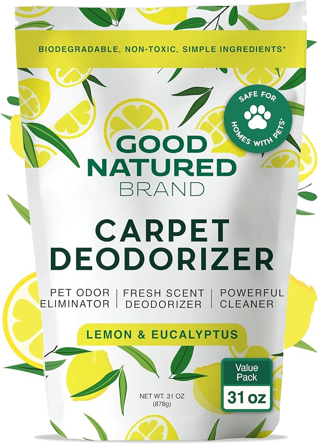 Good Natured Brand | Carpet Deodorizer & Freshener Powder | 31 oz Pet Odor by GoodNaturedBrand