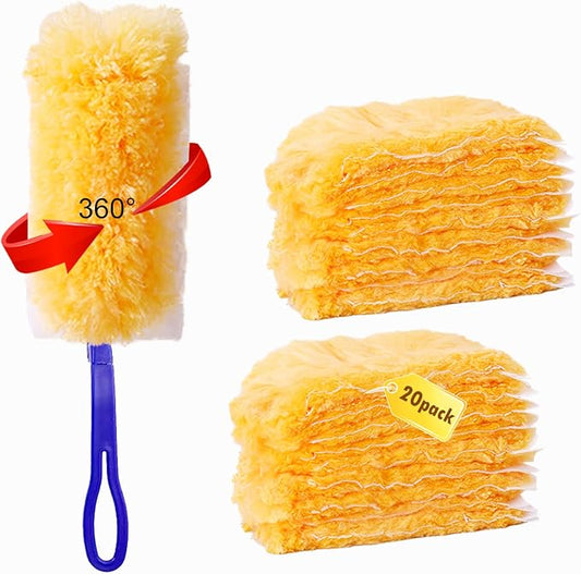 20 Count Heavy Duty Duster Kit for Swiffer Duster, Unscented Disposable Dusters by ZIONYA
