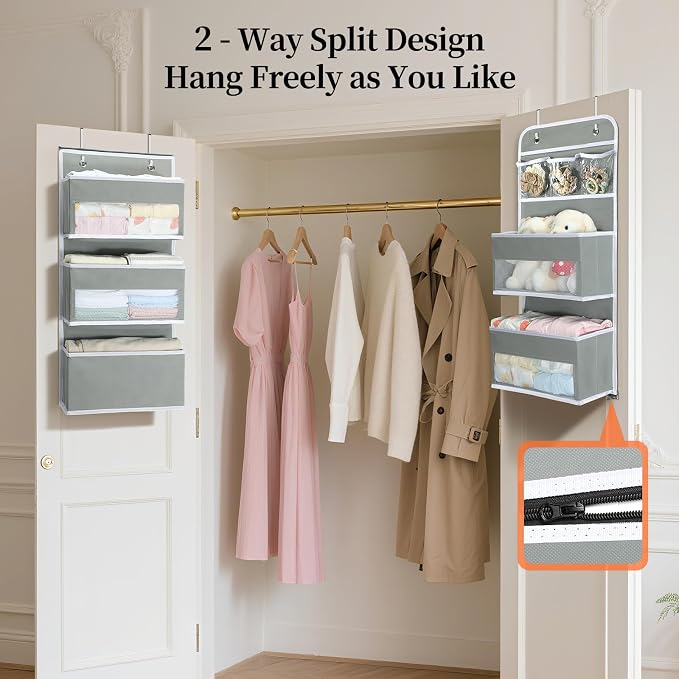 LAMU 6-Tier Over The Door Organizer, Swing - Image 4