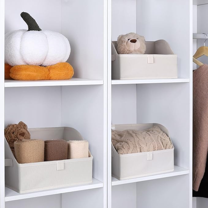 WUIKE Closet Storage Bins, Large Trapezoid Storage Boxes - Image 5