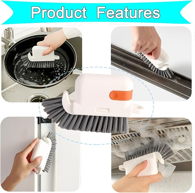 13pcs Window Groove Cleaning Brush Kit, Magic Window Track Cleaner, Crevice - Image 7